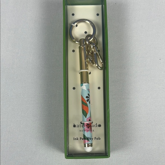 kate spade Other - Kate Spade Multicolor Ink Pen Key Fob